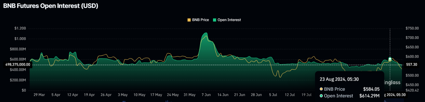 BNB 建玉残高