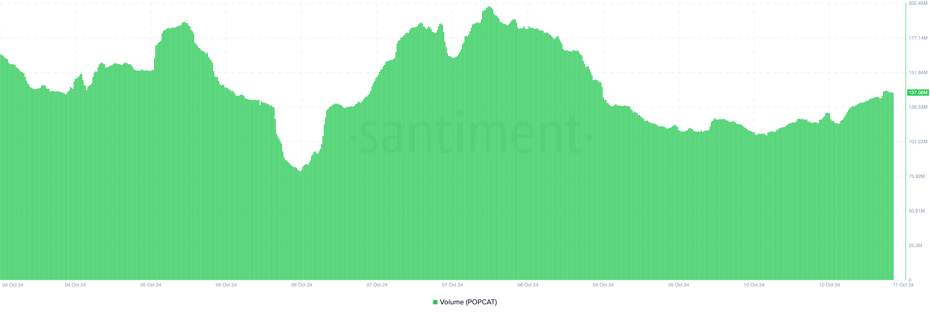 POPCAT volume increases