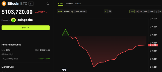 ビットコイン(BTC)の価格パフォーマンス